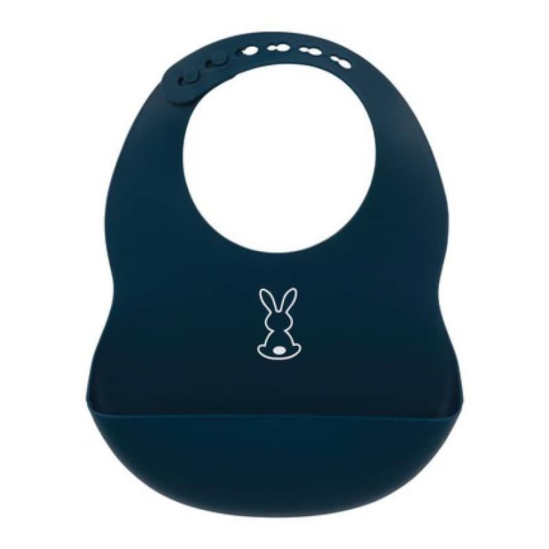 Bavoir Silicone Bleu Marine, lapidou nattou h20