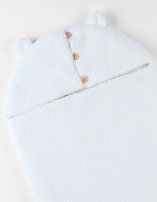 M&m24 Nid d'Ange Sherpa, Ecru, blanc mix & match noukies permanent — vue 4 sur 4