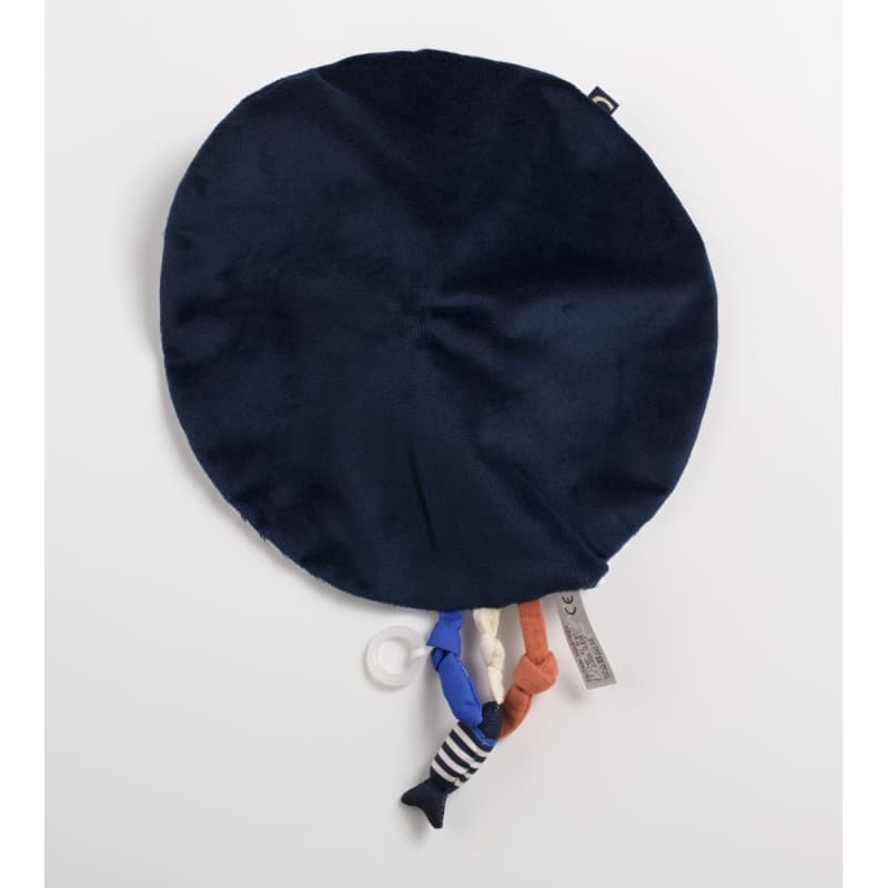 Doudou Mouchoir, baby sailor deco bleu — vue 2 sur 3