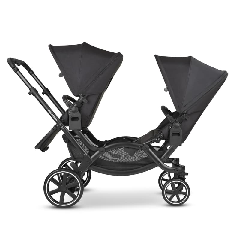 Poussette Jumeaux Zoom 2024, noir ink — vue 10 sur 36