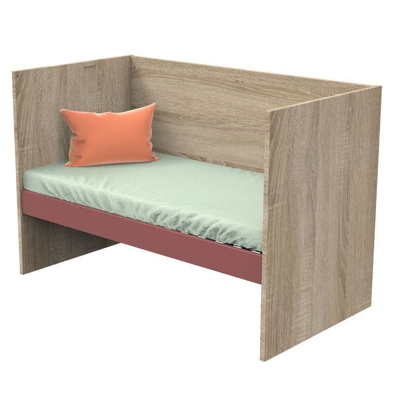 Lit 140x70 Evolutif en 200 Rose Nova Rose Canyonevolutif en 90x200 et 140x200 No, sauthon — vue 5 sur 5