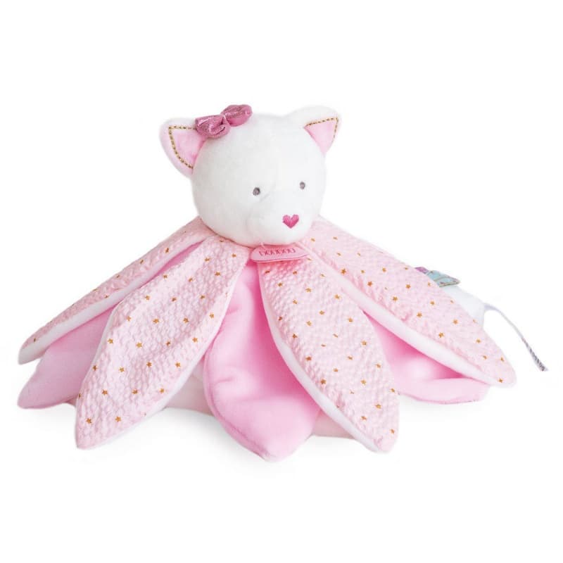 Attrape-reves Doudou Chat, rose 26cm doudou sensoriel doudou et compagnie a-24 h-24 — vue 1 sur 2