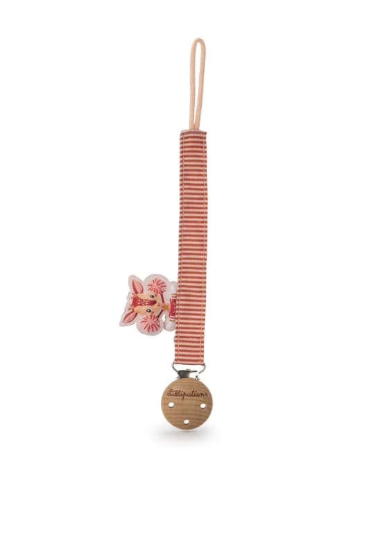 Stella Attache-tetine Eco, je decouvre lilliputiens rose a-23 h-23 — vue 1 sur 2