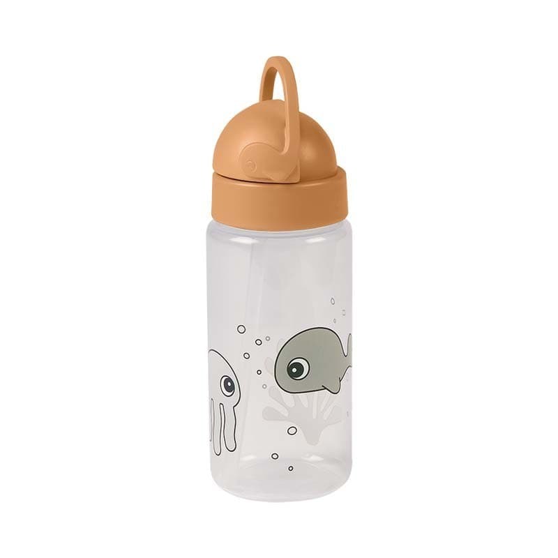 Gourde a Paille Sea Friends, sea friends moutarde/gris — vue 2 sur 2