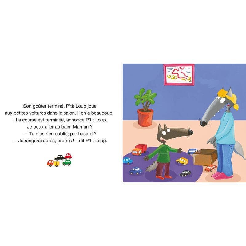 P'tit Loup Ne Veut Pas Ranger, naiss auzou 09-24 — vue 1 sur 2