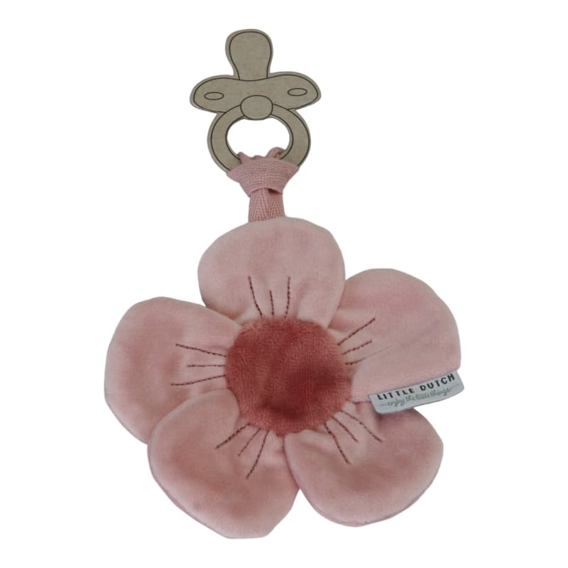 Doudou pour Tetine, rose 0m+ flowers & butterflies little dutch 05-24 — vue 2 sur 3
