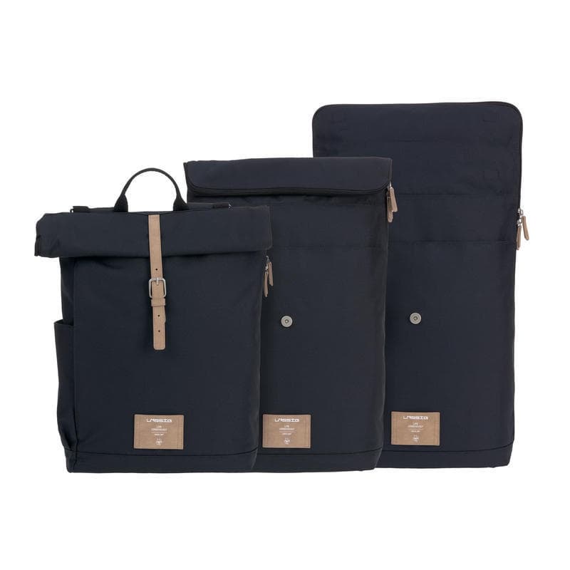 Sac a Dos Rolltop Bleu Nuit, green label lã¤ssig 30x14.5x46 p21 — vue 4 sur 5