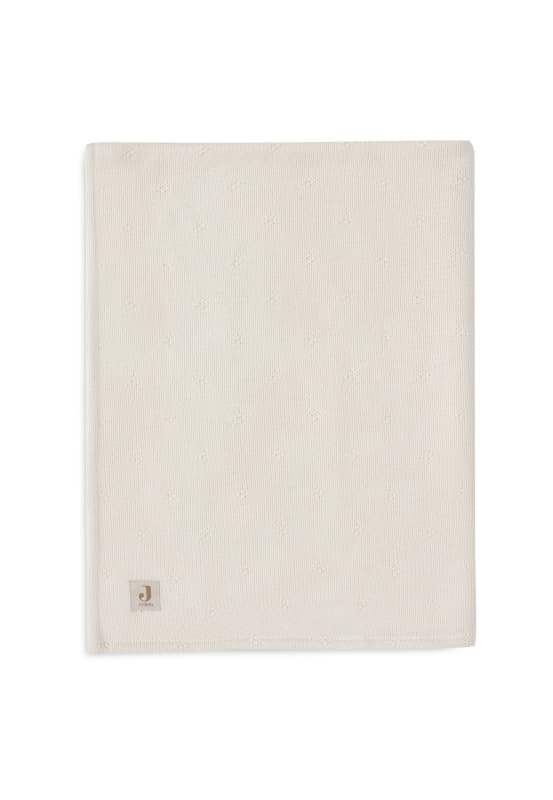 Couverture Velvet, ivory 100x150cm cosy knit jollein h-24 — vue 1 sur 5