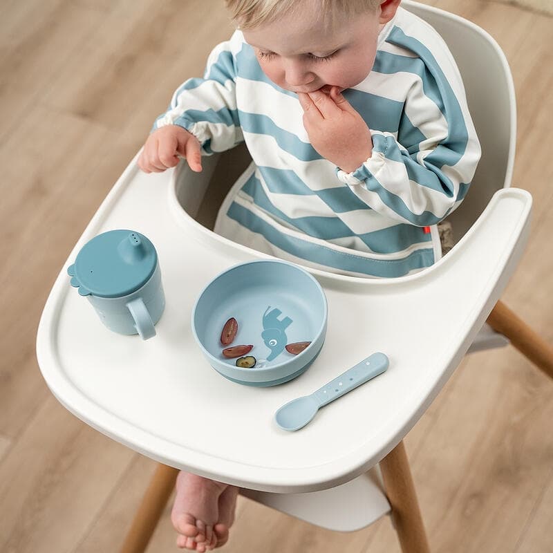 Foodie Tasse Apprentissage Happy Dots, bleu done by deer news june 2023 — vue 3 sur 5