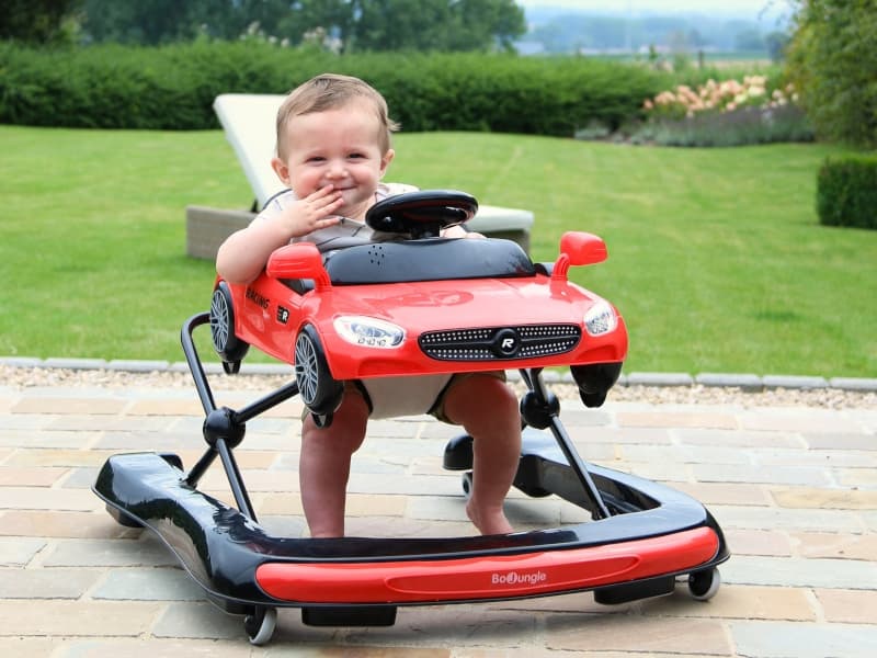 Trotteur 3 en 1 Ruby Red, rouge bo jungle 05-24
