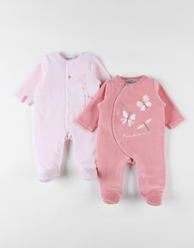 Girafe Rose Set Dors Bien Vel 2x, girafe rose noukies rose 1m été 2024 — vue 1 sur 3
