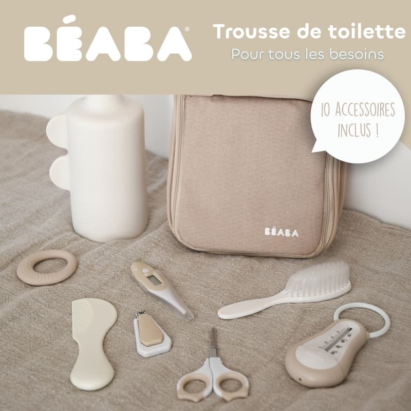 Trousse de Toilette 10 Accessoires, argile beaba — vue 2 sur 5