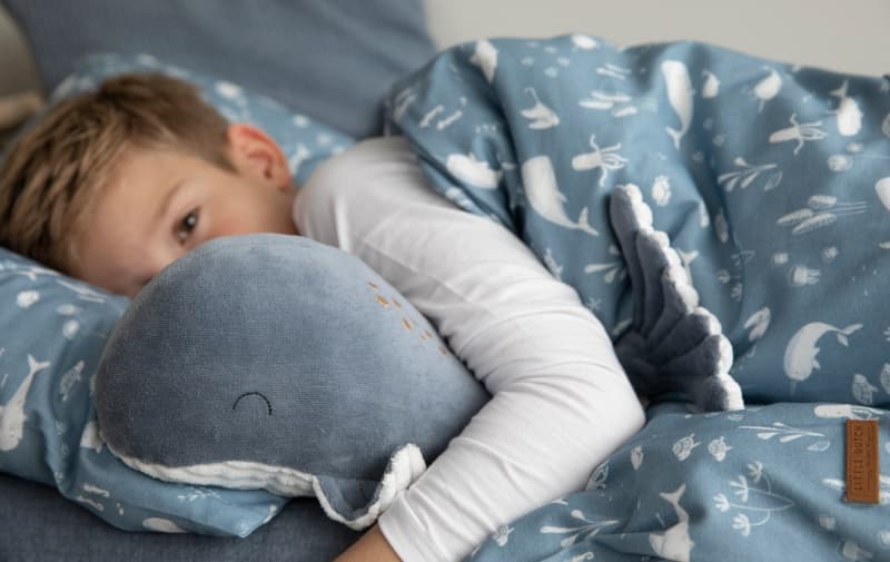 Peluche Grande Baleine Ocean Blue, little dutch blue 13,5 x 18 x little dutch blue 13,5 x 18 x 35 cm
