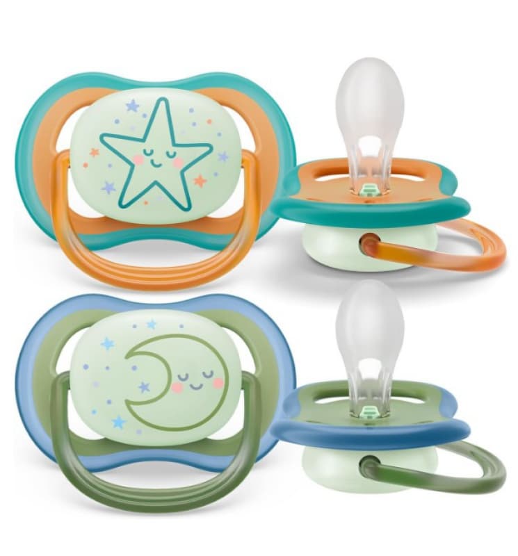 Lot 2 Sucettes Ultra Air Nuit 18m+ — vue 1 sur 2