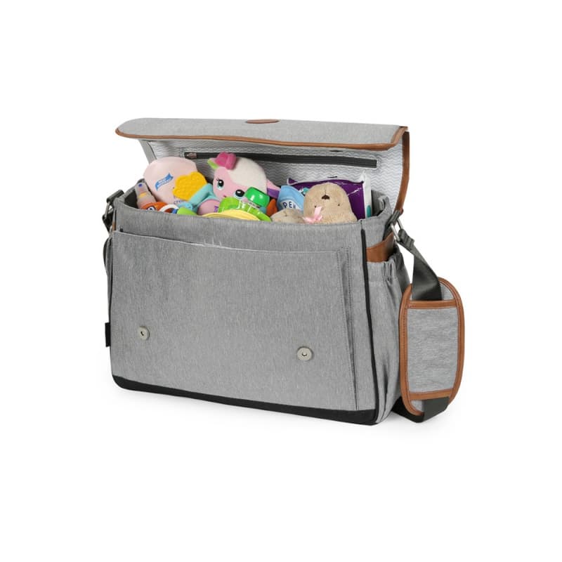 Sac a Langer Messenger Gris Clair, outlander gris clair — vue 1 sur 4