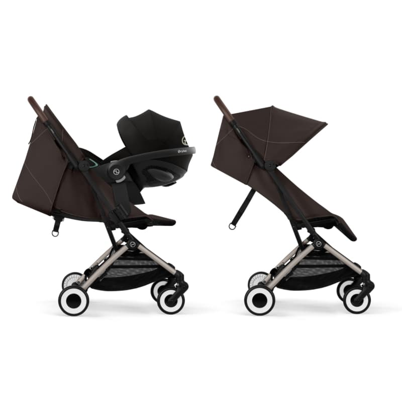 Poussette Orfeo Tpe, chocolate brown gold cybex 25/02 — vue 5 sur 5