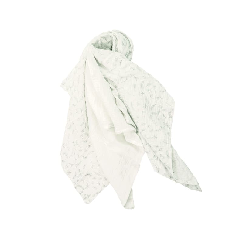 Lot 3 Langes Coton Bio Leafy Bunny, leafy bunny domiva leafy bunny 60x60 cm — vue 1 sur 2