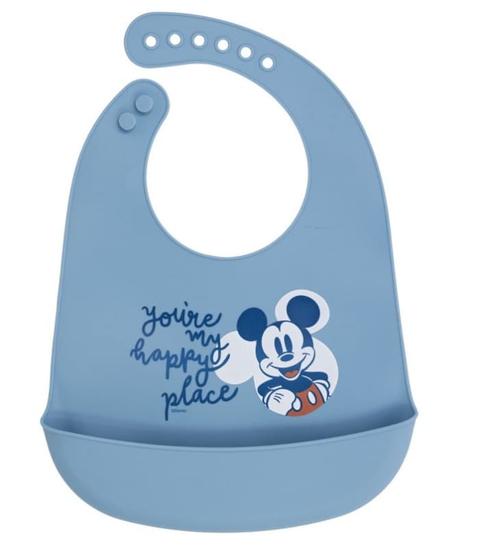 Bavoir Silicone Mickey