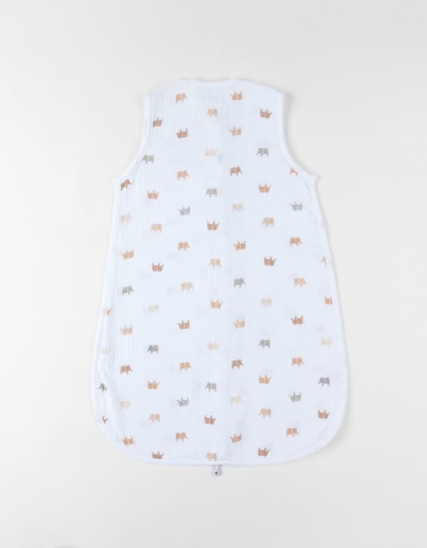 Sac de Couchage Mousseline Elephants, 70cm mix match noukie 's permanent — vue 3 sur 4