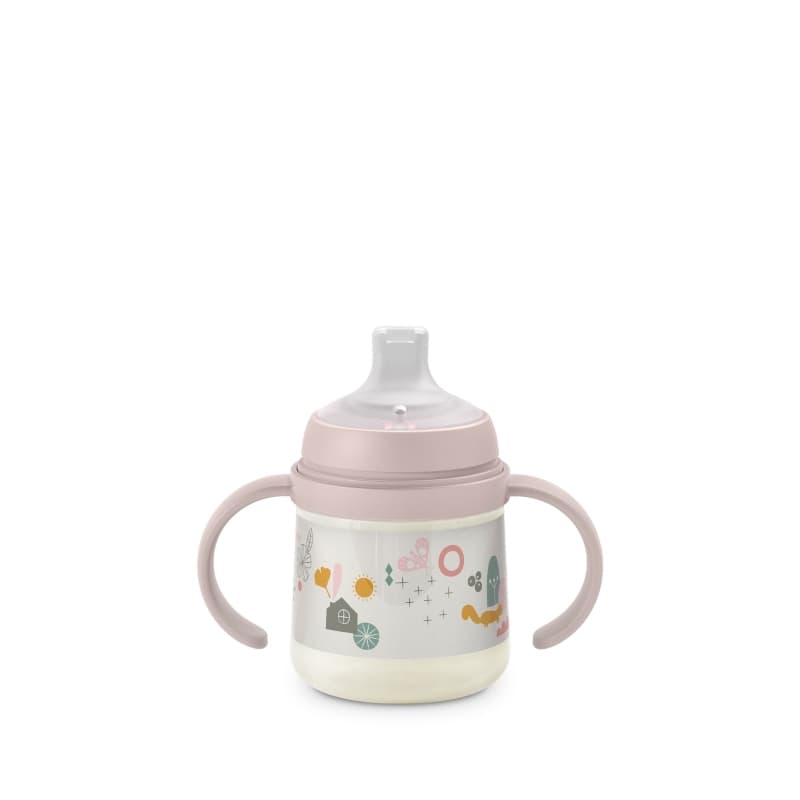 First - Biberon a Anses +6m, pink 6m+ walk in the park suavinex — vue 2 sur 3
