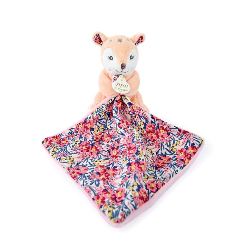 Boh'aime Faon Pantin avec Doudou, beige 12cm doudou sensoriel doudou et compagnie a-24 h-24 — vue 2 sur 2