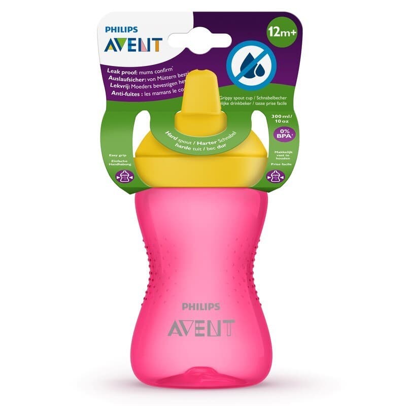 Tasse a Bec Dur Rose/jaune 260 Ml 9 Mois+ — vue 2 sur 5