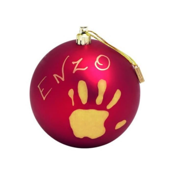 My Christmas Fairy Rouge - Boule de Noel, rouge baby art — vue 1 sur 2