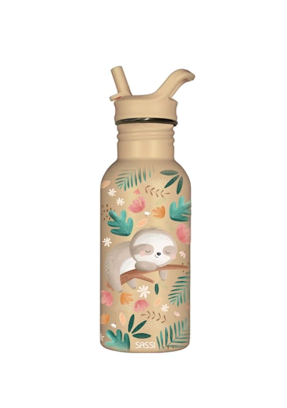 Gourde Inox, paresseux 500ml sassi