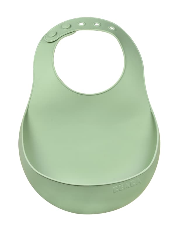 Bavoir Silicone Sage Green, sage green 26 x 4,5 x 37 — vue 2 sur 2