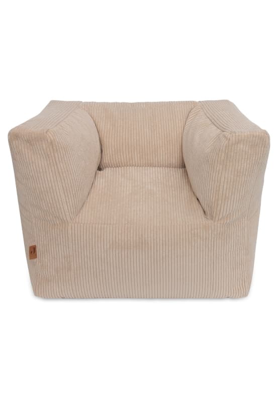 Fauteuil Pouf Enfant Corduroy, natural corduroy jollein h-24 — vue 1 sur 4