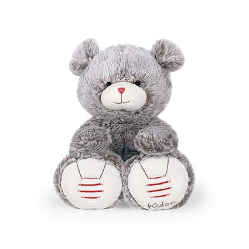 Ours Gris Prestige -large, rouge kaloo 2024