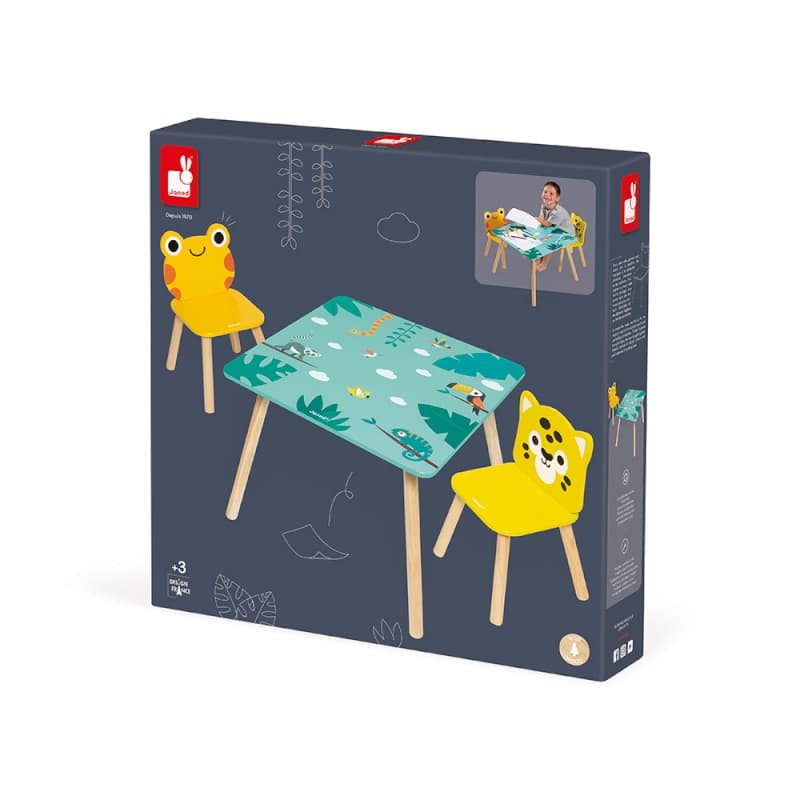 Table et 2 Chaises Tropical, janod 24/10 — vue 9 sur 10