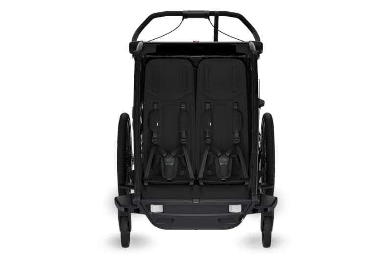 Chariot Sport 2 G3, black active with kids thule — vue 3 sur 5