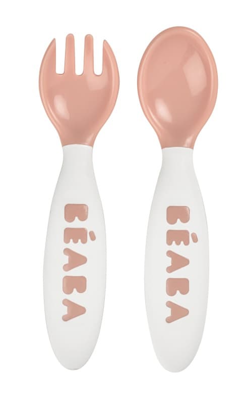 Set de 2 Couverts Ergo 2eme Age Nude, old pink — vue 1 sur 4