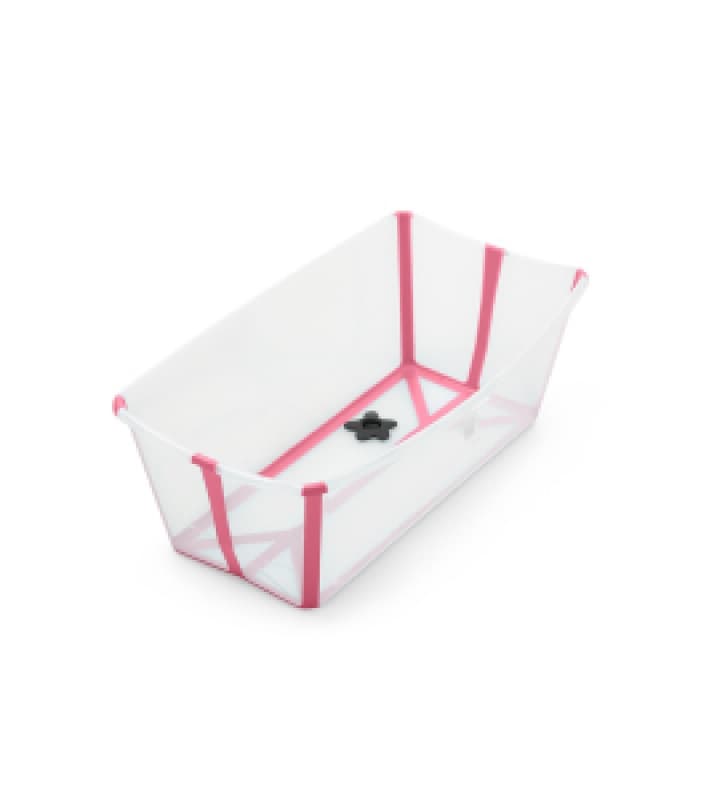 Flexibath V2 Trans Pink, stokke transparent pink