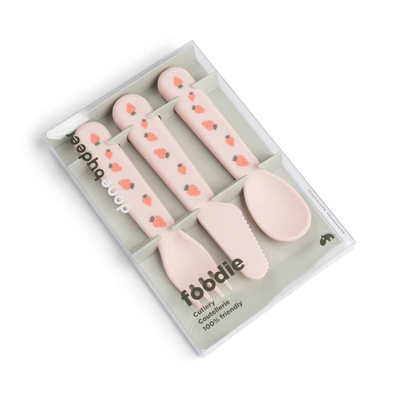 Foodie Couverts Set de 3, rose tiny farm done by deer 24/12 — vue 3 sur 4