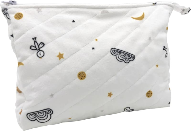 Trousse de Toilette 26x21 avec Zip, etoiles filantes little band 26x21 — vue 2 sur 2