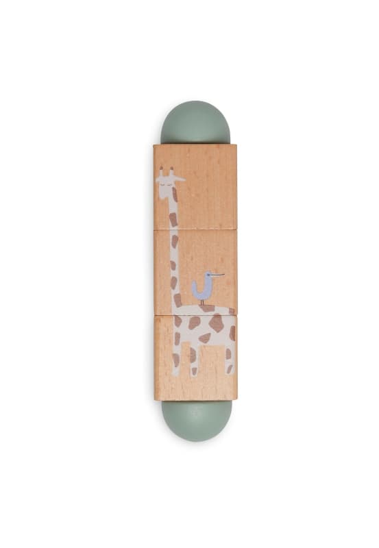 Puzzle en Bois a Tourner, multicolor jungle jambo jollein h-24 — vue 5 sur 5