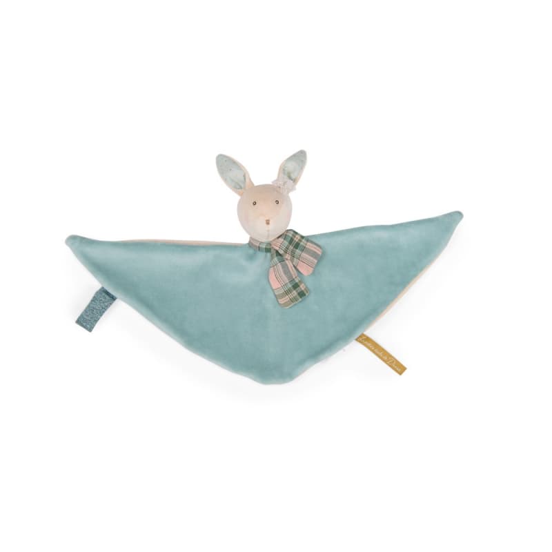 Doudou Lapin Bleu la Petite Ecole de Danse, la petite école de danse moulin roty bleu/crème 0x0x31 p-e-a-h 2024 — vue 2 sur 4