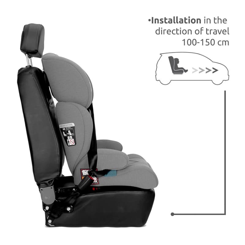 Siege-auto Speed Gt Isofix, noir 100-150cm lorelli — vue 3 sur 6