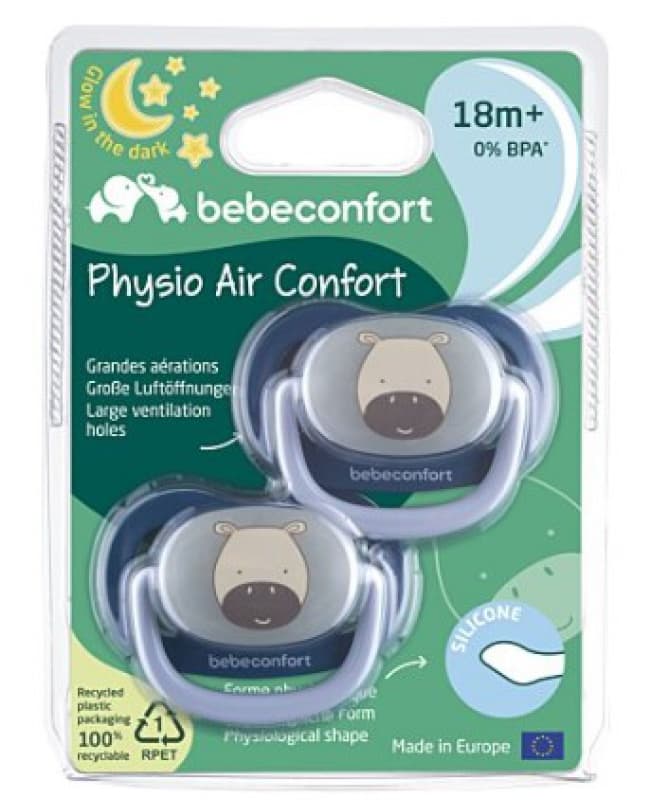 Sucette Phyiso Dark Blue Silicone 18+, bebeconfort