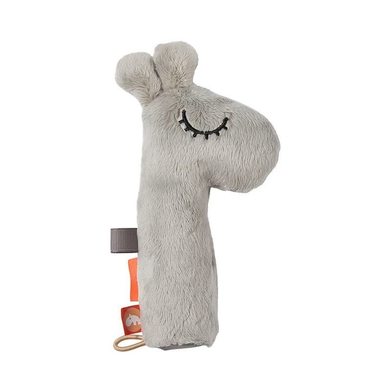 Hochet Sensoriel, raffi gris