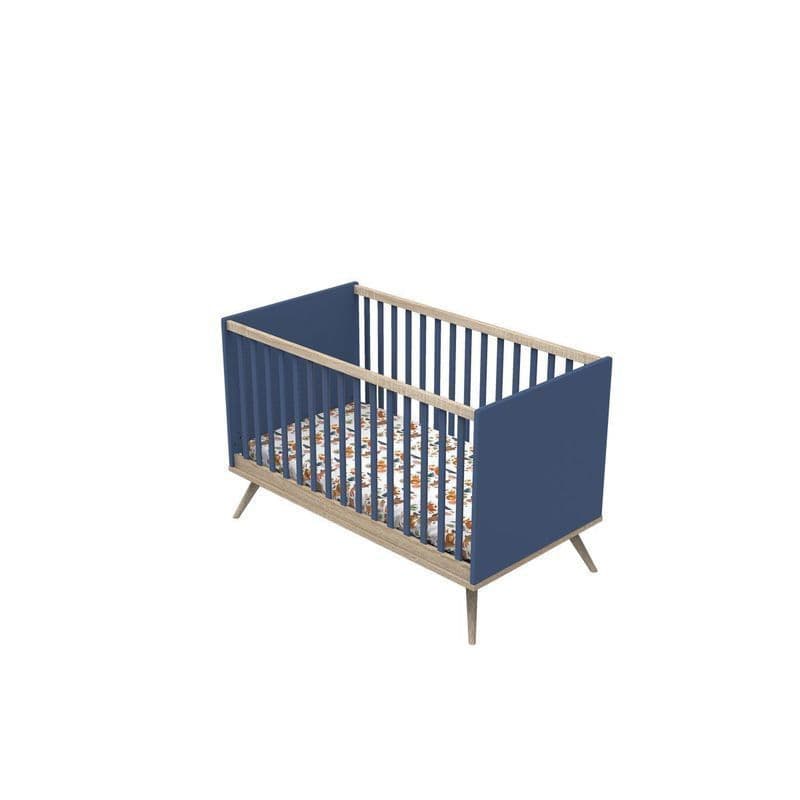 Little Big Bed 140x70 Bleu Nuit Boreale, boreale bleu nuit sauthon original 144 x 94 x 77 — vue 2 sur 4