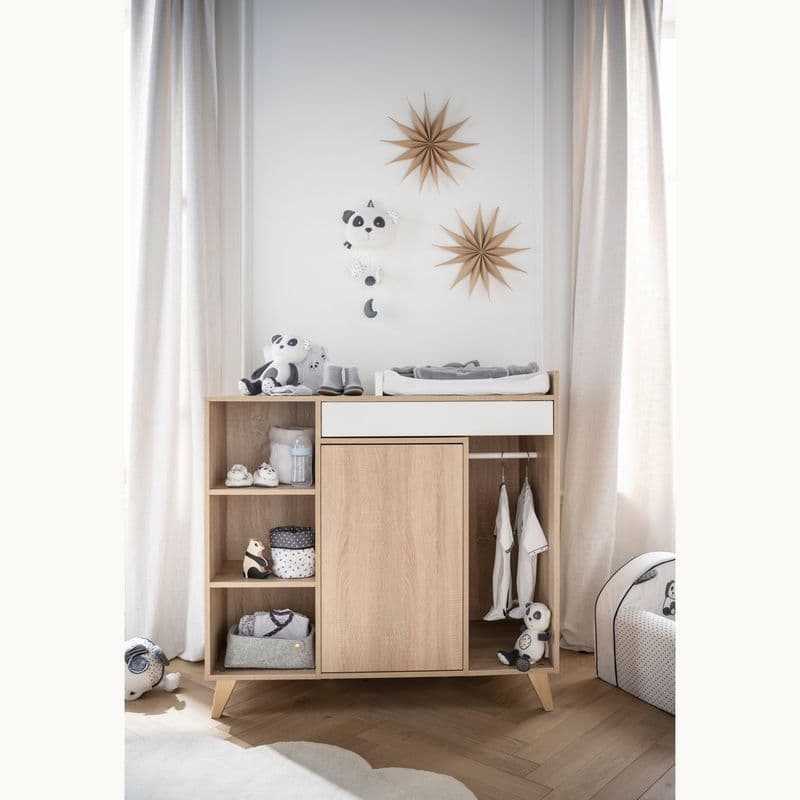 Commode a Langer Evolutive en Bureau Blc Nova Blanc Lin Nova, nova meuble — vue 5 sur 5