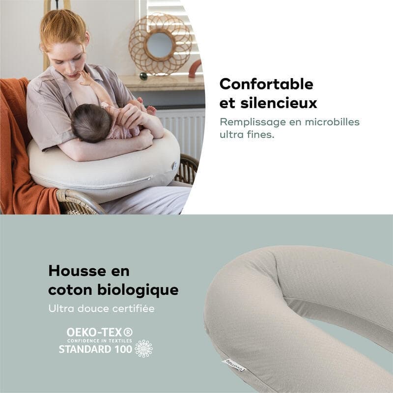 Coussin de Maternite Doomoo Tetra Sand, confort babymoov — vue 5 sur 6