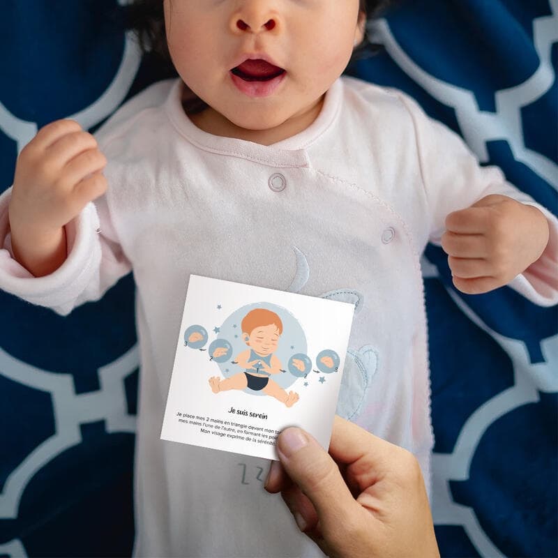 Cartes Bebe Signe Mes Emotions, bleu 6m+ l'atelier gigogne 24/10 — vue 1 sur 5