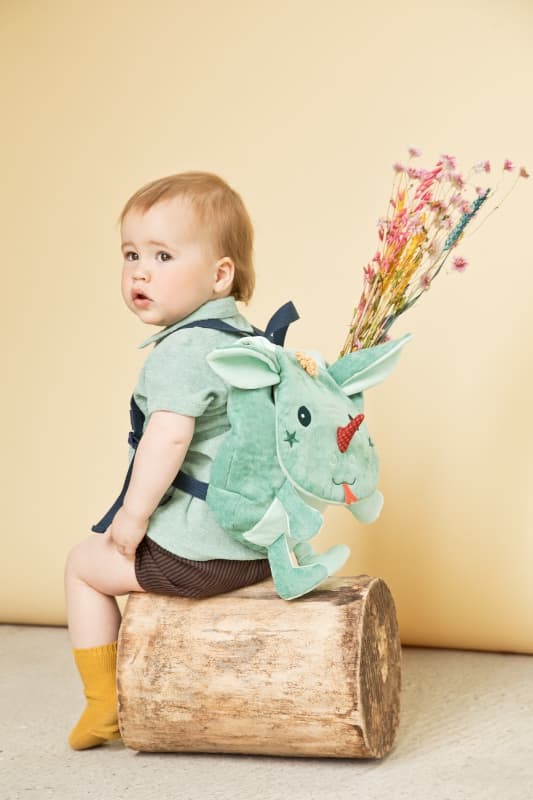 Joe Sac a Dos Doux, vert — vue 3 sur 3