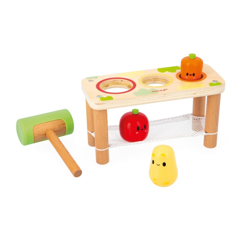 Ferme - Tap Tap Legumes, jouets d'eveil janod multicolore 20,4 x 8,8 x 9 collection 2024 — vue 5 sur 5