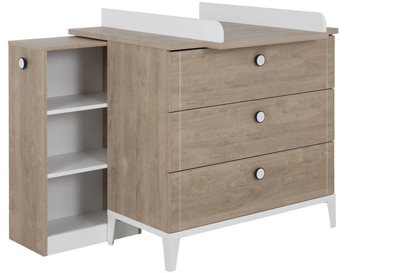 Marcel Commode 3 Tiroirs, chene blond galipette — vue 5 sur 5
