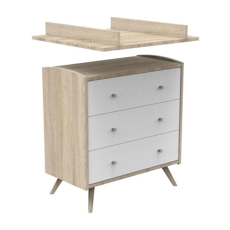 Dispositif a Langer 15kg Dessus Integral 555 -type 2 15kg Access Bois Blanc, access blanc bois meuble — vue 1 sur 2